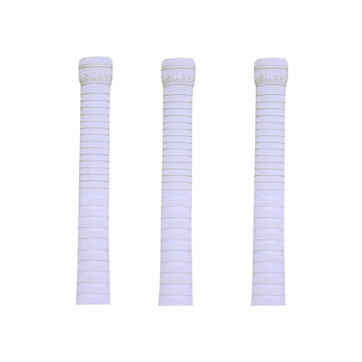 SG White Hexa Cricket Bat Grip 3pc Set