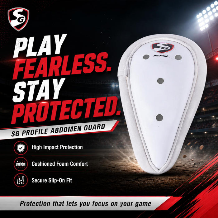 SG Profile Abdomen Guard for Cricket – High Impact Protection