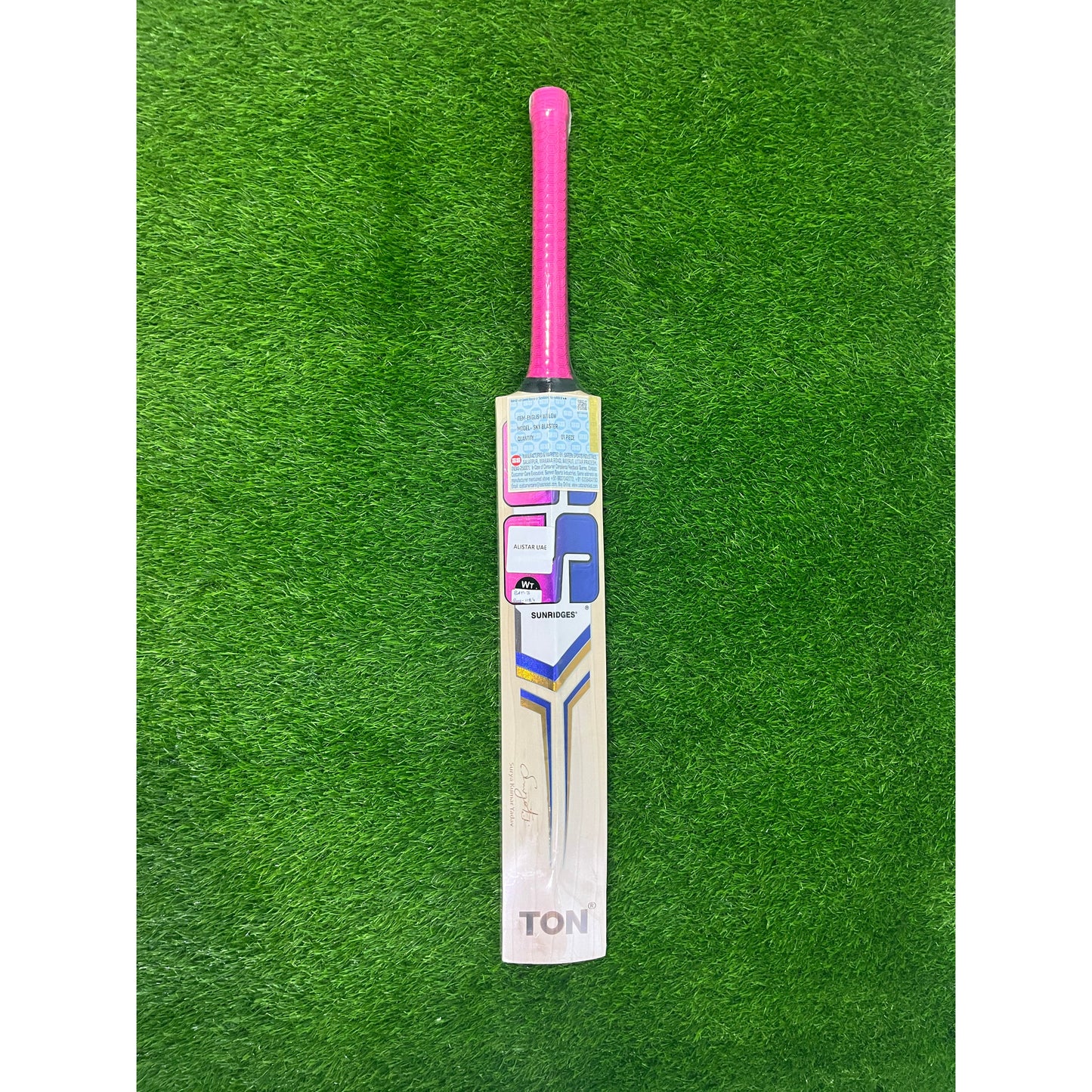 SS SKY Blaster English Willow Cricket Bat - SH