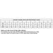 Cricket Arabia shoe size reference guide on a white background