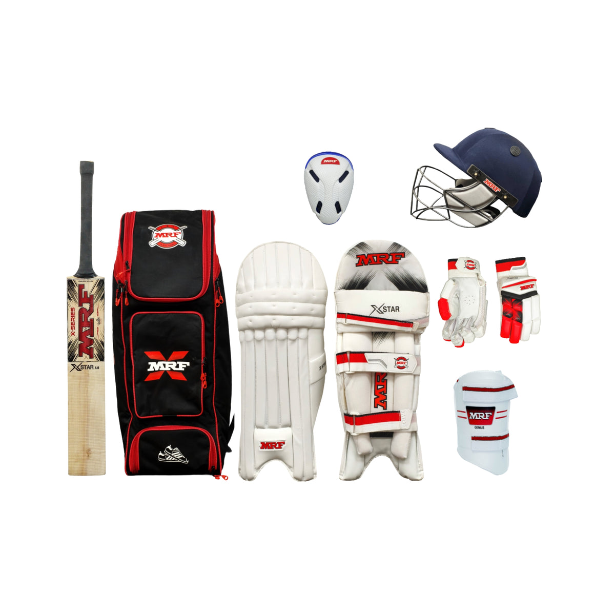 MRF Xstar 4.0 English Willow Cricket Kit Set for Adult and Junior - X ...