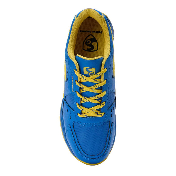 SG CLUB EVO Shoes India Blue/Yellow