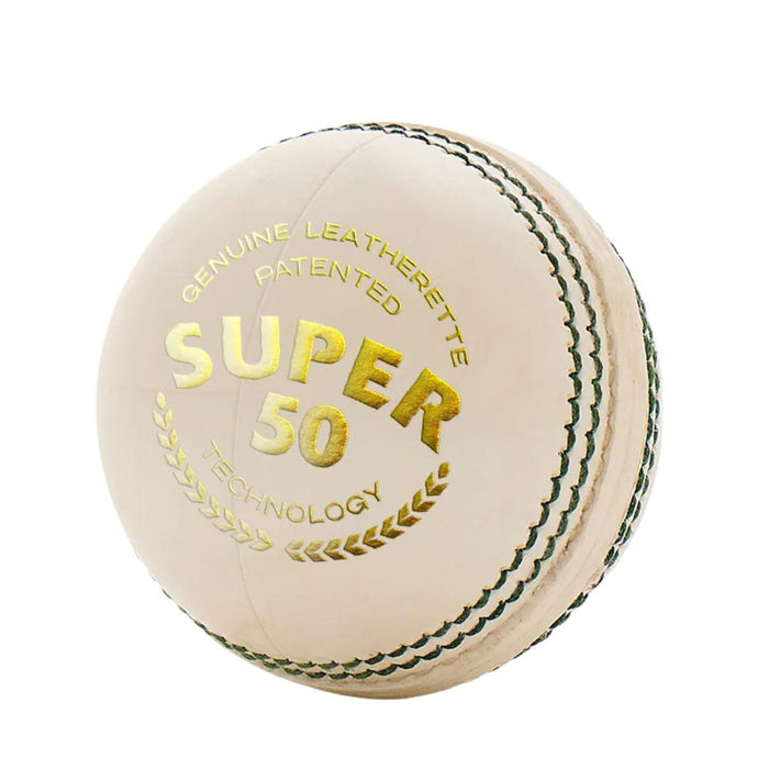 SG SUPER 50 White Cricket Ball