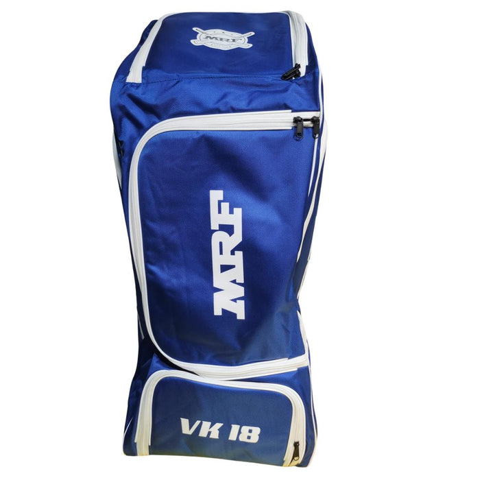 MRF VK 18 Senior Navy Blue Cricket Kit Bag With Wheels