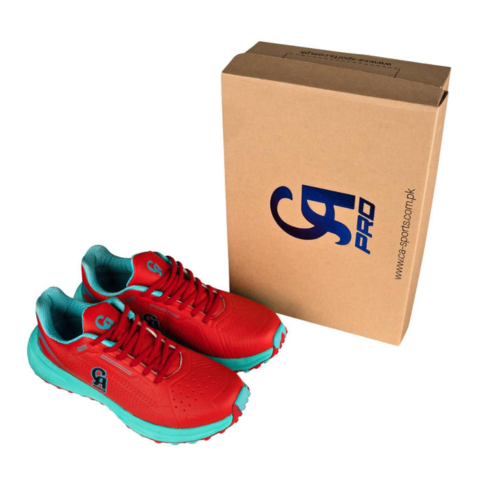 CA Pro Boost Cricket Shoes – Red