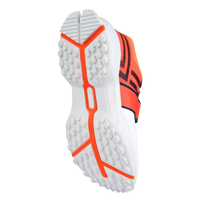 CA M8 Cricket Shoes - White/Orange