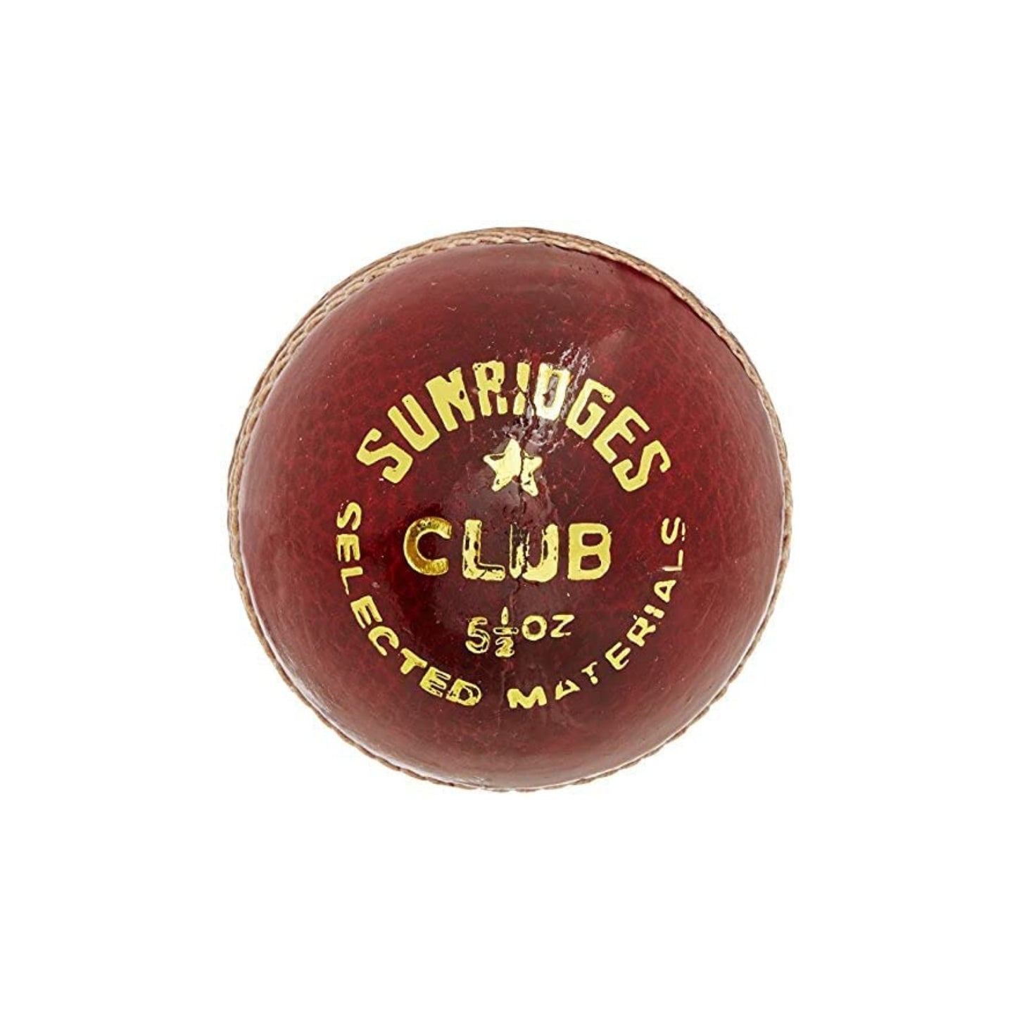 SS Club Leather Cricket Ball Red