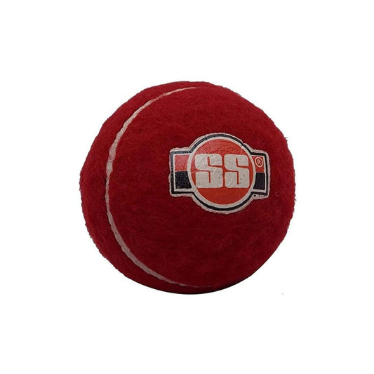SS Soft Pro Tennis Ball for Cricket Red Heavy