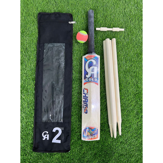 CA Junior Cricket Kit 4pc Set with Accessories Size 2, 4, 6