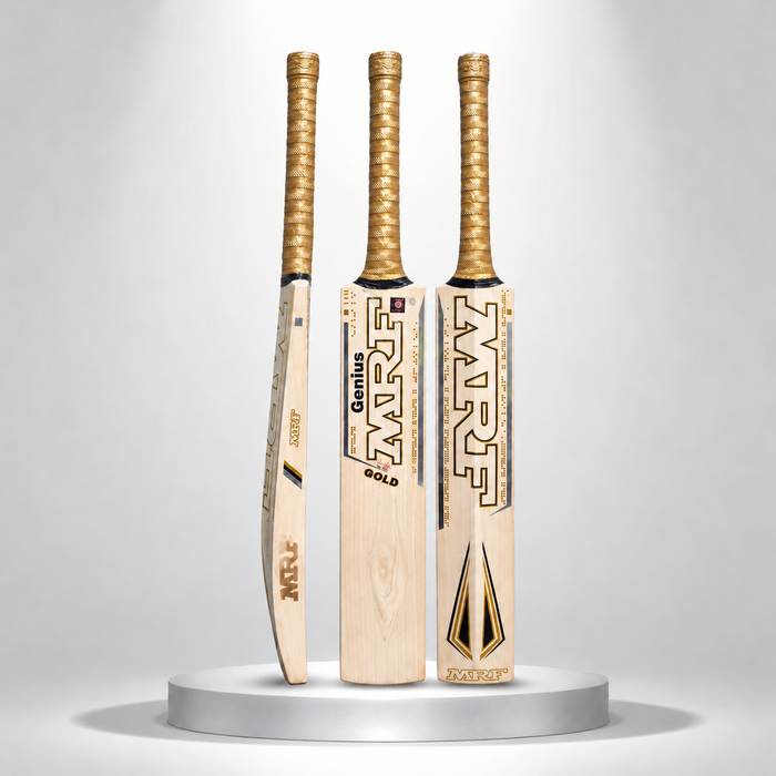 MRF Genius Gold English Willow Cricket Bat - SH
