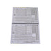 CA 100 Innings Cricket Scorebook open spiral-bound batting and bowling scoring pages