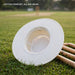 CA cotton cricket Panama hat wide brim detail