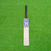 CA Gold Champ poplar willow tennis ball cricket bat front view with black grip