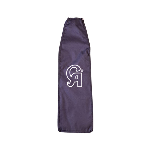 CA half bat cover front view with white outline CA logo