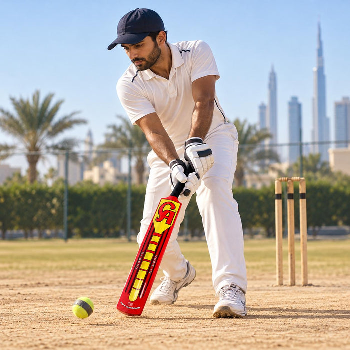 CA NJ-5000 cricket bat used for batting practice