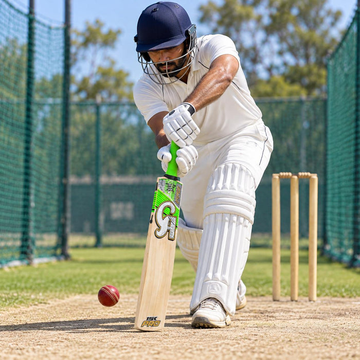 CA Pro 15K cricket bat used for batting practice