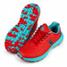 CA Pro Boost Cricket Shoes - Red - pair showing front upper and complete sole