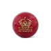 CA Super Test red leather cricket ball showing gold crown and model marking