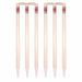 CA wooden cricket stump set - six stumps and four bails arranged as two wickets