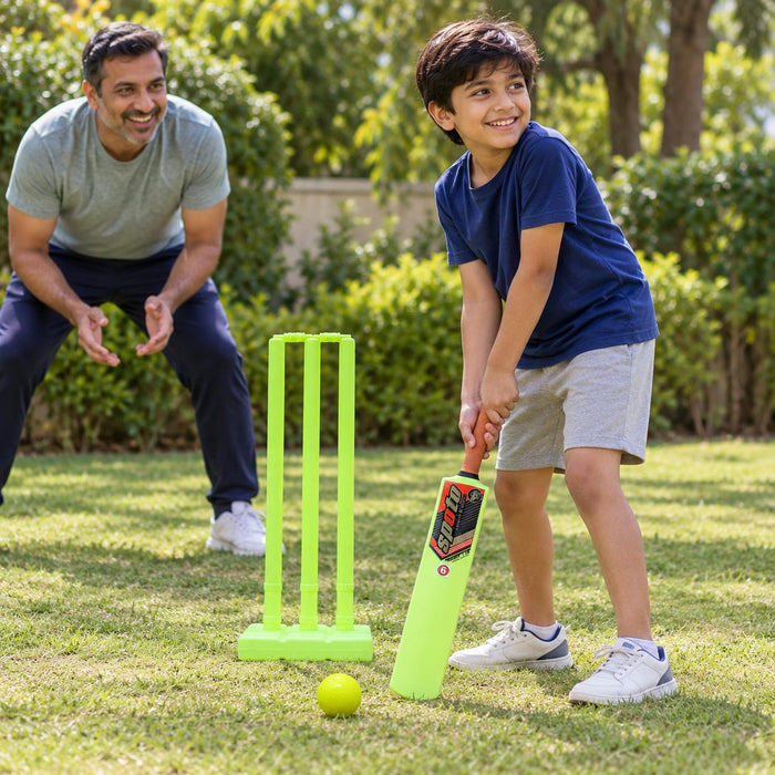 Cricket Arabia Plastic Cricket Kit Set Size 4 - cricket practice lifestyle