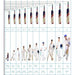 General cricket bat size selection guide from Size 0 to Long Handle