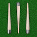 Three cricket grip cone views showing different orientations