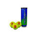CA Speed pack of three neon yellow cricket balls with tube