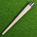 Wooden cricket bat grip cone on grass