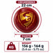 SG Everlast Tec specifications: 22 cm circumference, 7 cm diameter and 156-164 g weight