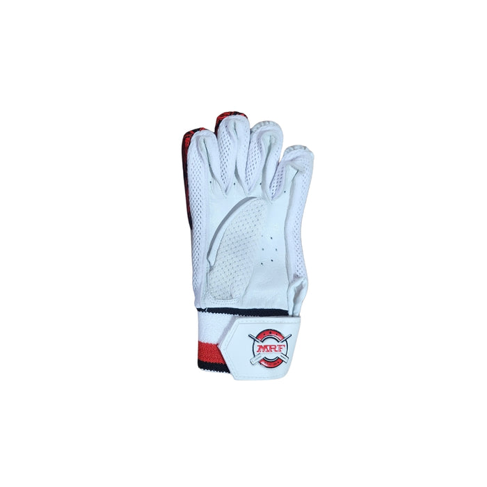 MRF Champ white red and black cricket batting gloves - product view 6