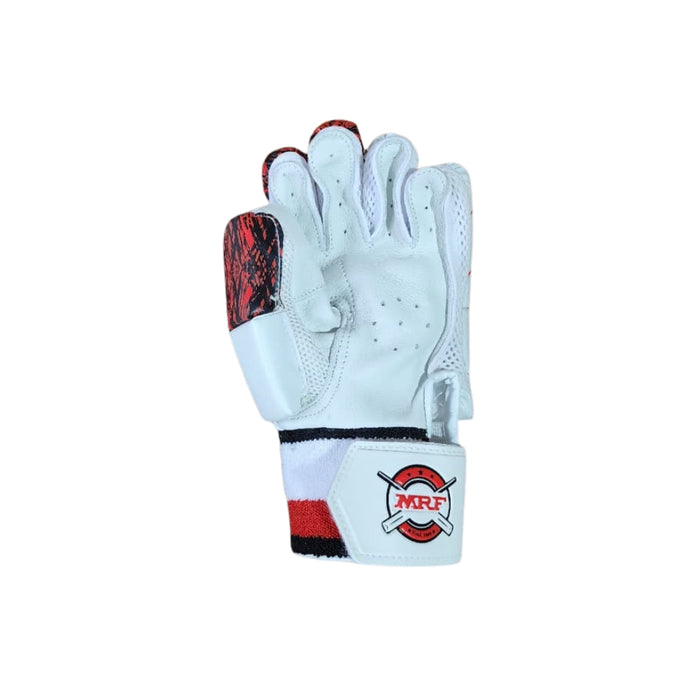 MRF Champ white red and black cricket batting gloves - product view 9
