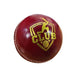 MRF Club red leather cricket ball - studio product view 1