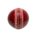 MRF Club red leather cricket ball - studio product view 2