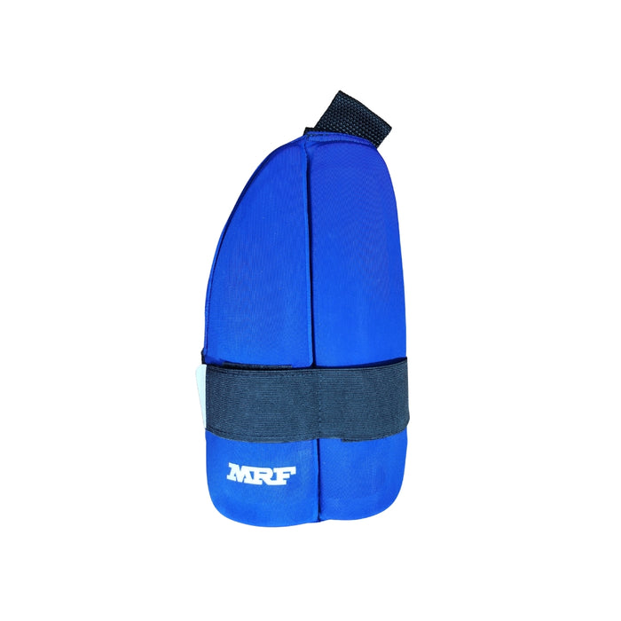 MRF Genius Dual navy inner thigh pad with black fastening strap