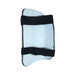 MRF Molded Cricket Single Thigh Guard - RH - rear towelling and black fastening straps