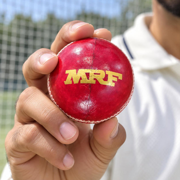 MRF Power Cricket Ball - Red - cricket practice lifestyle