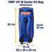MRF VK 18 senior cricket kit bag dimensions - 92 x 35 x 35 cm