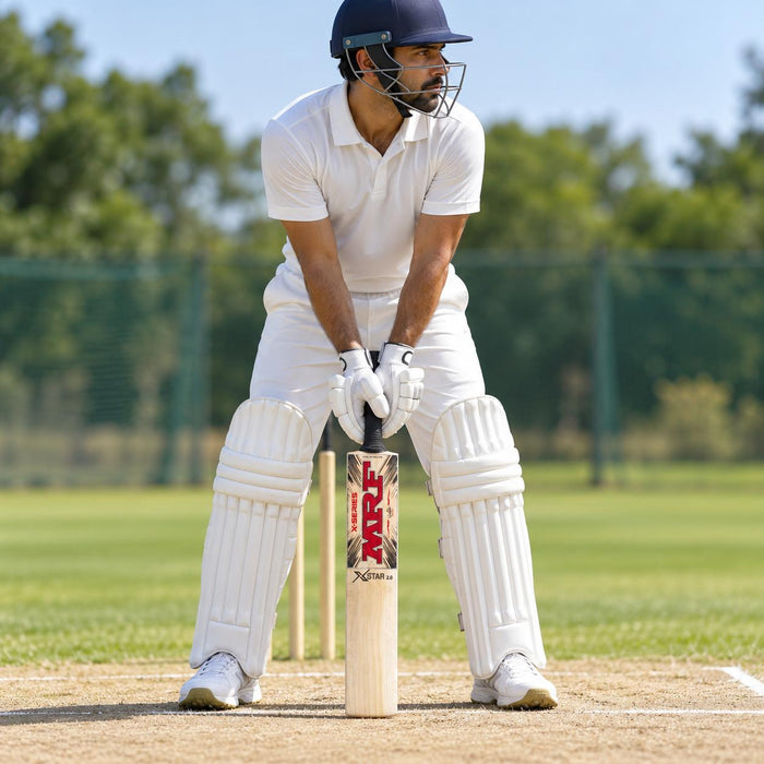 MRF Xstar 2.0 SH cricket bat in use