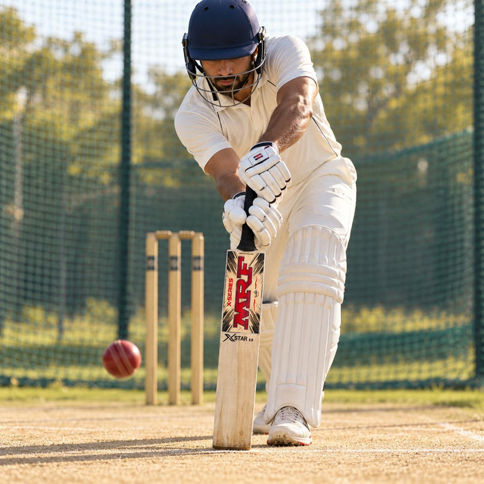 MRF Xstar 3.0 English Willow Cricket Bat - SH - cricket nets practice