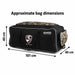 SG Blazepak Holdall dimensions - arrowed measurements
