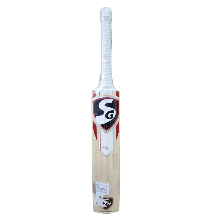 SG Catch Bat stock product view with white grip and SG branding