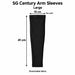 SG Century Large black arm sleeve dimensions - length 41 cm and flat width 10 cm - stretchable fabric