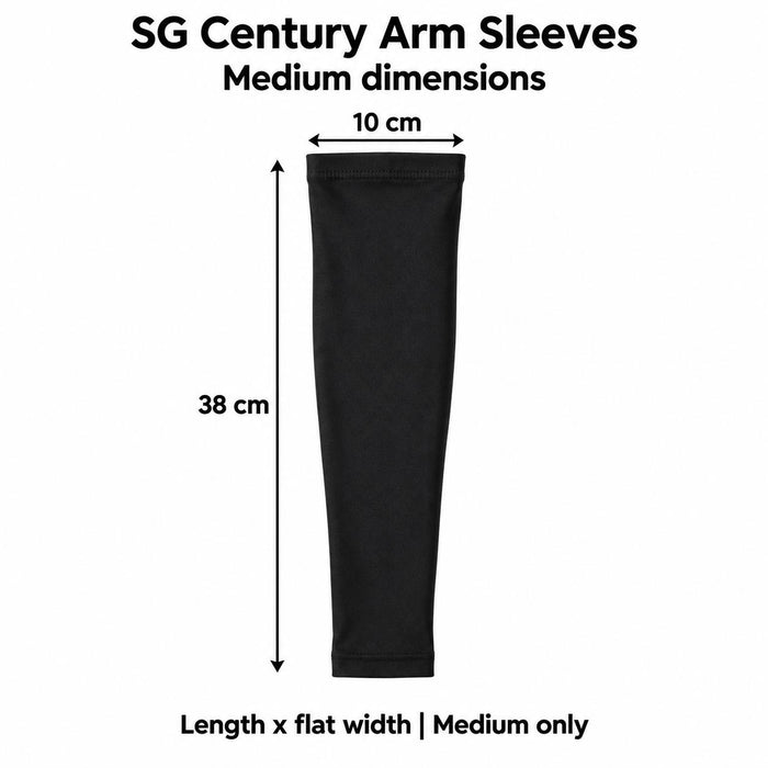 SG Century Medium arm sleeve dimensions - length 38 cm and flat width 10 cm