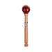 SG cricket ball mallet with a fixed red stitched ball head and wooden handle
