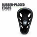 SG HP ACE Black cricket abdomen guard rubber-padded edge detail