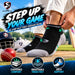 SG Jump black light grey socks cushioning and arch support