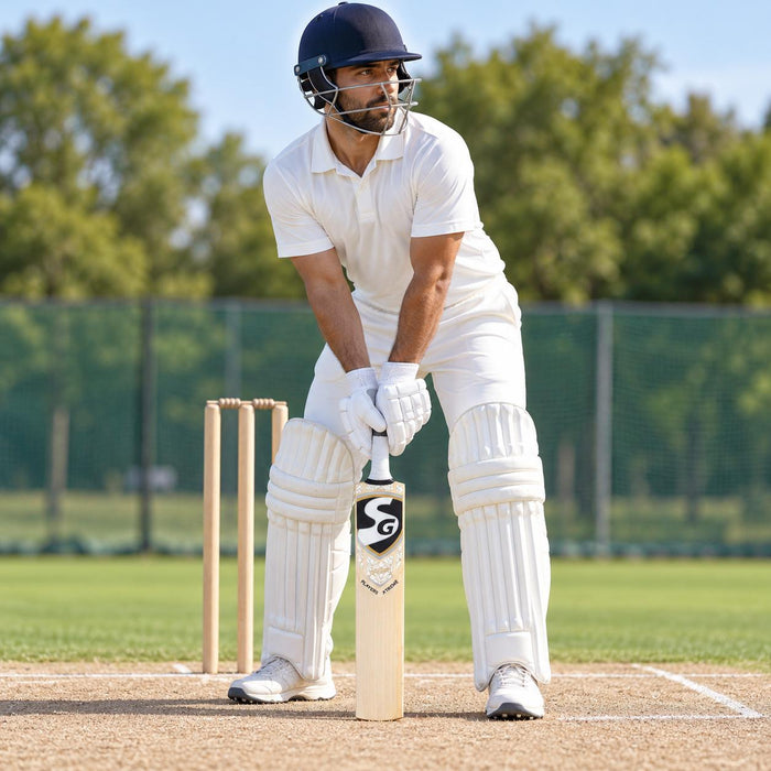 SG Players Xtreme SH cricket bat in use