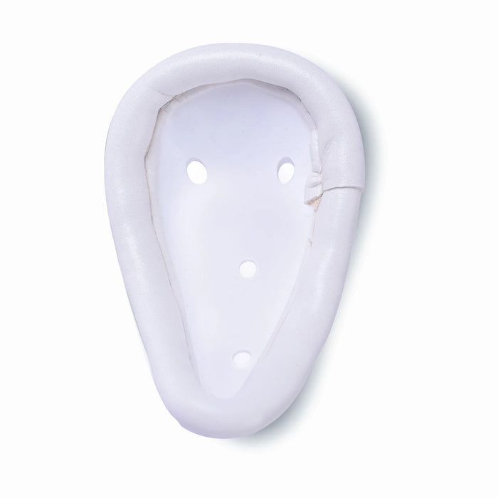 SG Profile cricket abdomen guard white guard rear view