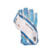 SG RSD Xtreme wicket keeping glove blue and white back with patterned fingers and SG branding