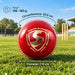 SG Shield 20 red cricket ball specification guide: weight 156-163 g, circumference 22.5 cm and diameter 7.16 cm